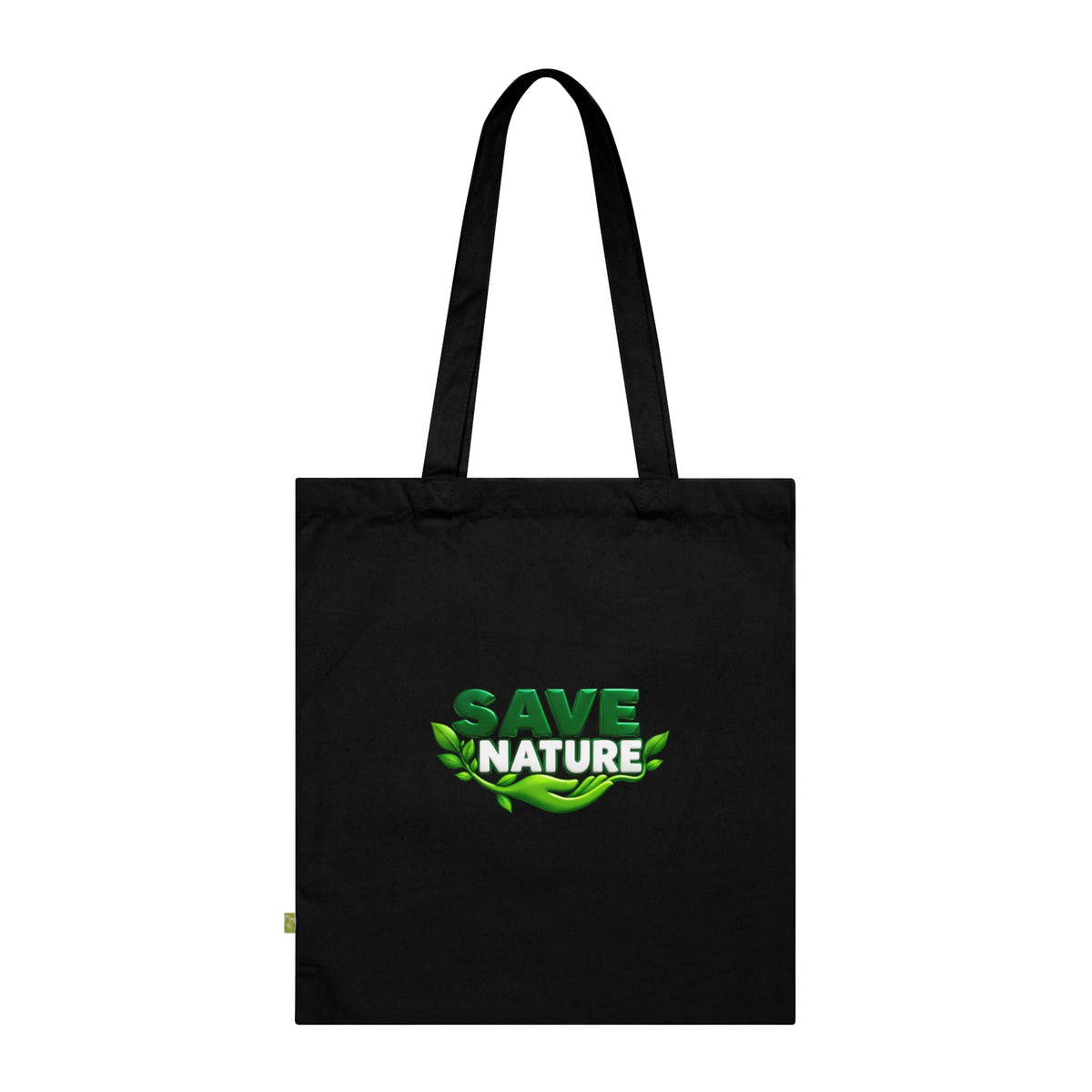 Save Nature Organic Cotton Tote Bag — Eco-Friendly Reusable Shopper